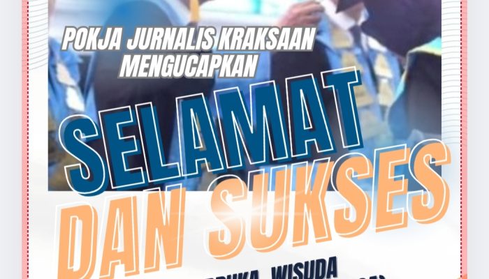 Ucapan Selamat dan Sukses Pokja Jurnalis Kraksaan