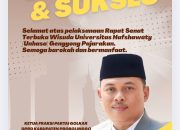 Ucapan Selamat dan Sukses dari Fraksi Golkar DPRD Kabupaten Probolinggo