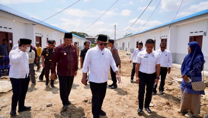 Menteri Nusron Tinjau Lokasi Huntap bagi Korban Bencana Aceh Tamiang