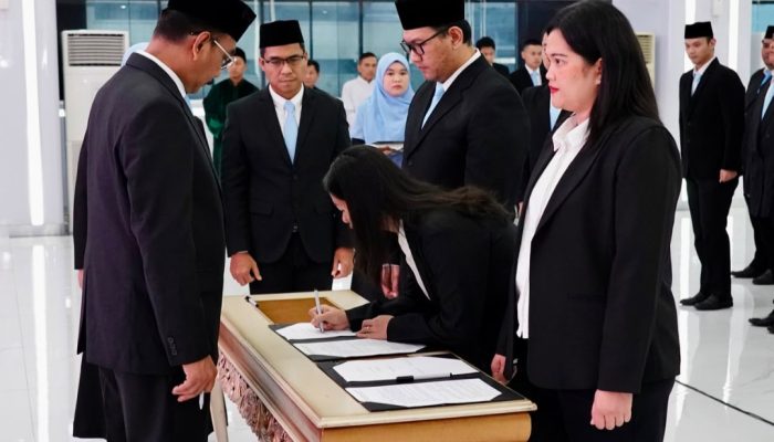 Lantik 1.361 Pejabat ATR/BPN, Sekjen: Amanah Baru untuk Jadi Motor Penggerak Perubahan